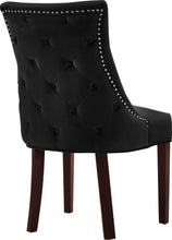 Load image into Gallery viewer, Hannah Black Velvet Dining Chair
