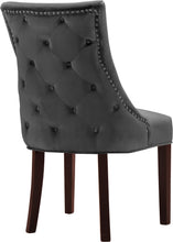 Load image into Gallery viewer, Hannah Grey Velvet Dining Chair
