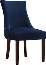 Load image into Gallery viewer, Hannah Navy Velvet Dining Chair
