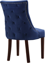 Load image into Gallery viewer, Hannah Navy Velvet Dining Chair
