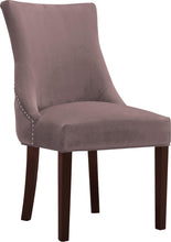 Load image into Gallery viewer, Hannah Pink Velvet Dining Chair
