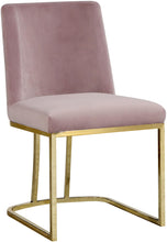 Load image into Gallery viewer, Heidi Pink Velvet Dining Chair
