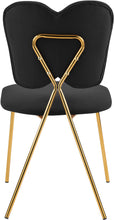 Load image into Gallery viewer, Angel Black Velvet Dining Chair
