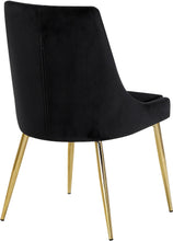 Load image into Gallery viewer, Karina Black Velvet Dining Chair
