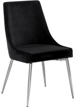 Load image into Gallery viewer, Karina Black Velvet Dining Chair
