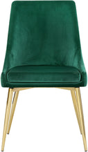 Load image into Gallery viewer, Karina Green Velvet Dining Chair
