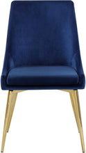 Load image into Gallery viewer, Karina Navy Velvet Dining Chair
