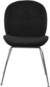 Paris Black Velvet Dining Chair