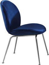 Load image into Gallery viewer, Paris Navy Velvet Dining Chair
