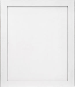 Modernist White Gloss Mirror