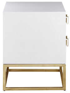 Nova White Side Table