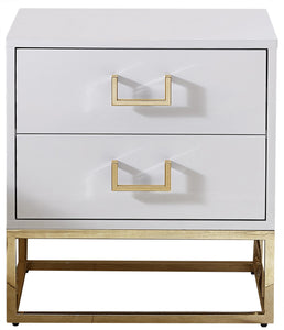 Nova White Side Table