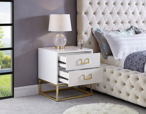 Nova White Side Table