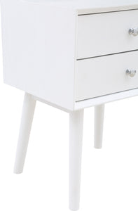 Teddy White Night Stand