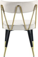 Load image into Gallery viewer, Rheingold Cream Velvet Dining Chair
