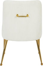 Load image into Gallery viewer, Ace Cream Velvet Dining Chair
