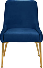 Load image into Gallery viewer, Ace Navy Velvet Dining Chair
