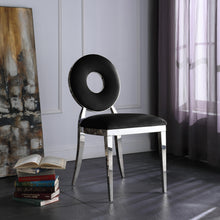 Load image into Gallery viewer, Carousel Black Velvet Dining Chair
