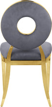 Load image into Gallery viewer, Carousel Grey Velvet Dining Chair
