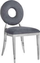 Load image into Gallery viewer, Carousel Grey Velvet Dining Chair
