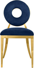 Load image into Gallery viewer, Carousel Navy Velvet Dining Chair
