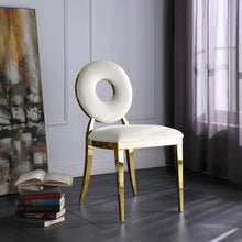 Load image into Gallery viewer, Carousel Cream Velvet Dining Chair
