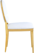 Load image into Gallery viewer, Carousel White Faux Leather Dining Chair
