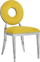 Load image into Gallery viewer, Carousel Yellow Velvet Dining Chair
