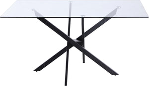 Xander Matte Black Dining Table