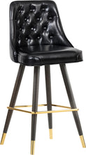 Load image into Gallery viewer, Portnoy Black Faux Leather Counter/Bar Stool

