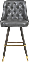 Load image into Gallery viewer, Portnoy Grey Faux Leather Counter/Bar Stool
