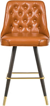 Load image into Gallery viewer, Portnoy Cognac Faux Leather Counter/Bar Stool
