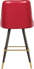 Load image into Gallery viewer, Portnoy Red Faux Leather Counter/Bar Stool
