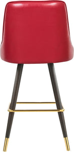 Portnoy Red Faux Leather Counter/Bar Stool