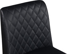 Load image into Gallery viewer, Bryce Black Faux Leather Stool

