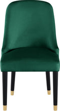 Load image into Gallery viewer, Omni Green Velvet Dining Chair
