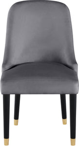 Omni Grey Velvet Dining Chair