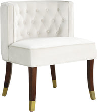 Load image into Gallery viewer, Perry Cream Velvet Dining Chair
