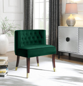 Perry Green Velvet Dining Chair