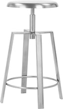 Load image into Gallery viewer, Lang Silver Counter/Bar Stool
