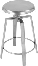 Load image into Gallery viewer, Lang Silver Counter/Bar Stool
