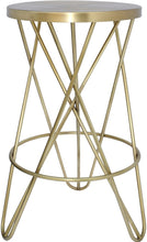 Load image into Gallery viewer, Mercury Gold Counter Stool
