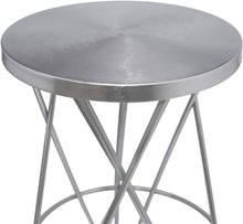 Load image into Gallery viewer, Mercury Silver Counter Stool
