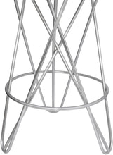 Load image into Gallery viewer, Mercury Silver Counter Stool
