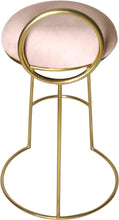 Load image into Gallery viewer, Ring Pink Velvet Counter Stool
