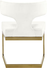 Load image into Gallery viewer, Alexandra Cream Velvet Dining Chair
