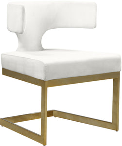 Alexandra Cream Velvet Dining Chair