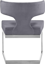 Load image into Gallery viewer, Alexandra Grey Velvet Dining Chair
