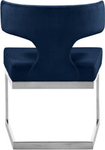 Load image into Gallery viewer, Alexandra Navy Velvet Dining Chair
