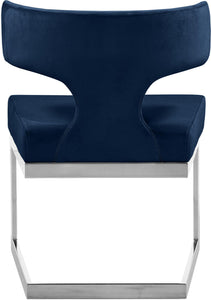 Alexandra Navy Velvet Dining Chair